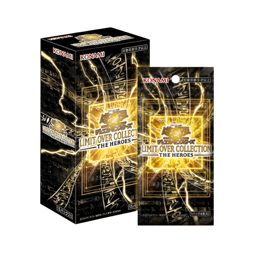 Yu-Gi-Oh! Trading Card Game: Limit Over Collection – The Heroes Booster Box (With Shrink)