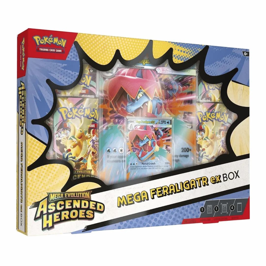 Pokémon TCG: [ME2.5] Ascended Heroes Mega Feraligatr ex Box