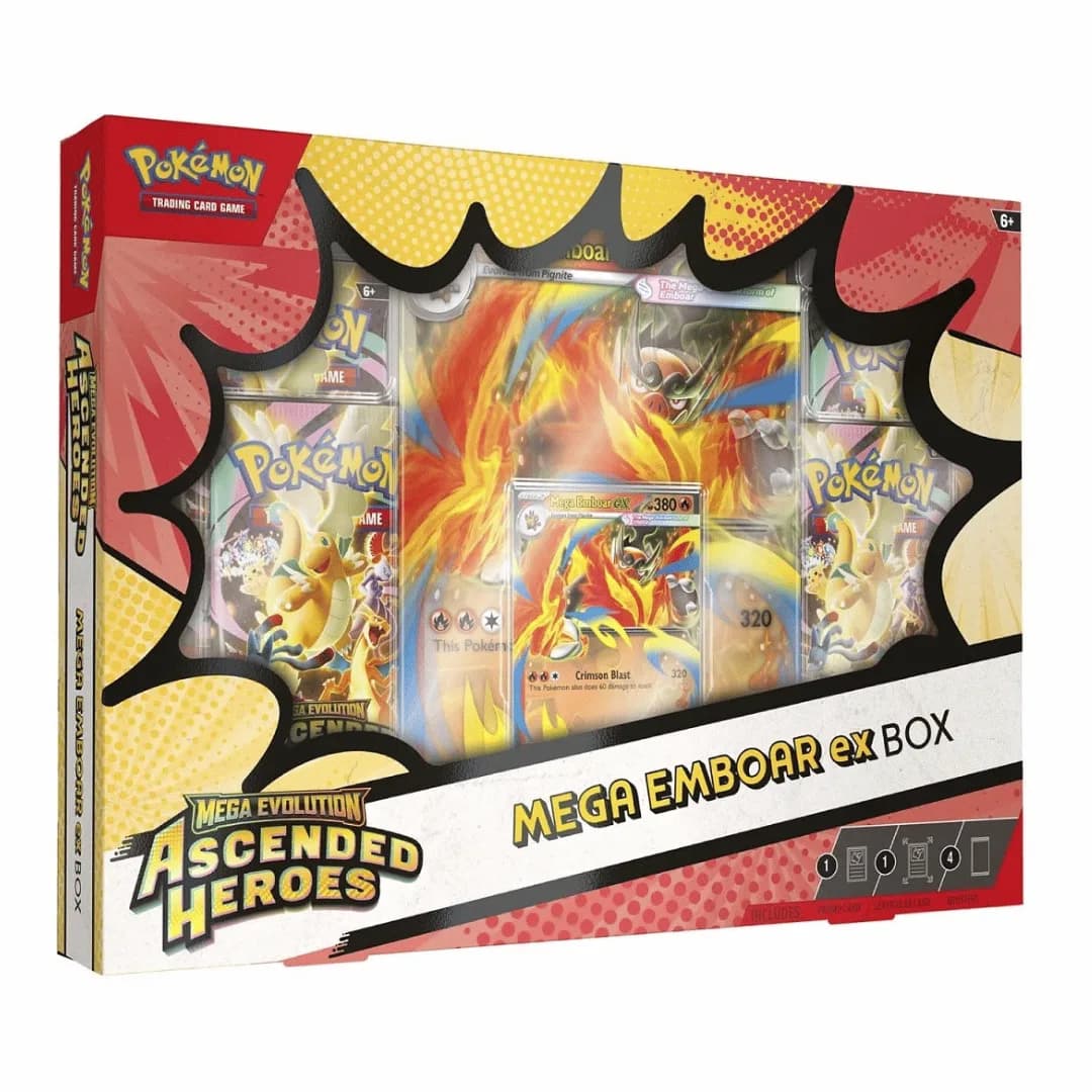 Pokémon TCG: [ME2.5] Ascended Heroes Mega Emboar ex Box